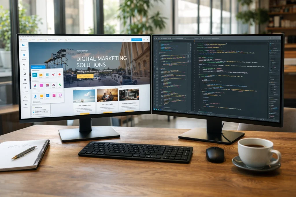 Website Builders vs Professional Developers